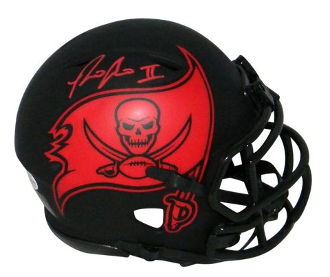 RONALD JONES II SIGNED TAMPA BAY BUCCANEERS ECLIPSE SPEED MINI HELMET BECKETT