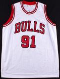 Dennis Rodman Signed Chicago Bulls Jersey / 5xNBA Champio / Mr Rebound / JSA COA