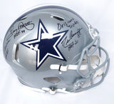 Drew Pearson/Roger Staubach/Tony Dorsett Signed Cowboys F/S Speed Authentic