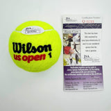 Autographed/Signed Roger Federer Wilson US Open 1 Tennis Ball JSA COA