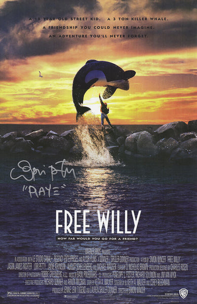 Lori Petty Signed Free Willy 11x17 Movie Poster w/Rae - (SCHWARTZ SPORTS COA)