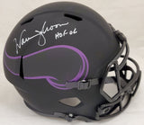 WARREN MOON AUTOGRAPHED VIKINGS ECLIPSE FULL SIZE SPEED HELMET HOF MCS 187023