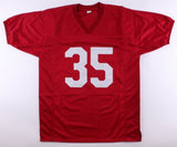 Aeneas Williams Signed Red Cardinals Jersey Inscribed "HOF 14" (JSA Hologram)