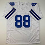 Autographed/Signed CeeDee Lamb Dallas White Football Jersey JSA COA