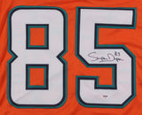 Mark Super Duper Signed Dolphins Jersey (PSA Holo ) 3xPro Bowl (1983,1984,1986)