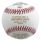 2009 Yankees (9) Jeter Rivera Posada Signed 2009 WS Logo Oml Baseball Steiner 2