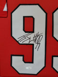 FRAMED ARIZONA CARDINALS JJ WATT AUTOGRAPHED SIGNED JERSEY JSA COA