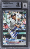 Yankees Gleyber Torres Authentic Signed 2018 Topps Update #US99 Card BAS Slabbed