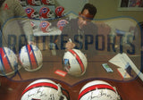 Multi-Signed NFL Hall of Fame Authentic Helmet With 11 Signatures