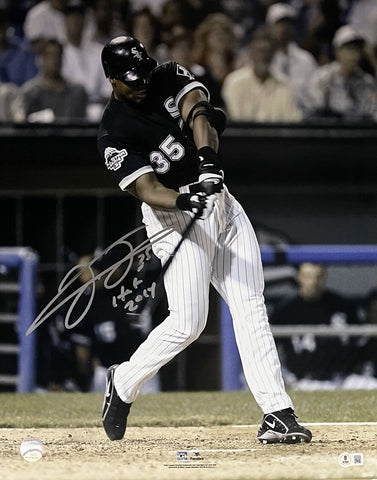 Frank Thomas Autographed/Signed Chicago White Sox 16x20 Photo Beckett 44478