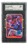 Greg Maddux 1987 Donruss #36 Chicago Cubs Rookie Card SGC NM/MT 88