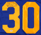 Todd Gurley Signed Los Angeles / St Louis Rams Blue / Yellow Jersey (PSA COA )