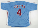 Lenny Dykstra Signed Philadelphia Phillies Jersey Inscribed "Nails" (JSA COA) OF