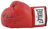 Muhammad Ali & Joe Frazier Signed Red Everlast Boxing Glove PSA/DNA #6A62551