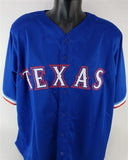 Dennis "Oil Can" Boyd Signed Texas Rangers Jersey (Beckett) Ex Red Sox Pitcher