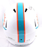 De'Von Achane Autographed Miami Dolphins F/S Speed Helmet - Beckett W Hologram