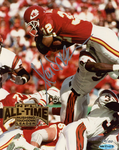 Marcus Allen Autographed/Signed Kansas City Chiefs 8x10 Photo UDA 48517