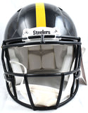 TJ Watt Autographed Steelers F/S Speed Authentic Helmet - Beckett W Holo *Silver