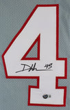 Devin White Authentic Signed Grey Pro Style Jersey Autographed BAS Witnessed