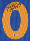 Patrick McCaw Signed Golden State Warriors Jersey (Beckett COA) 3xNBA Champion