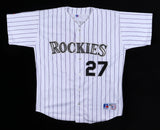 Jason Jennings Signed Colorado Rockies Russell Athletic Style Jersey Beckett COA