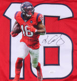 Keke Coutee Signed Houston Texans Jersey with Screen-Printed Photo (JSA COA) W.R