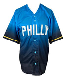 Trea Turner Philadelphia Signed Alternate Blue Baseball Jersey BAS ITP