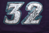 Karl Malone Signed Jazz Mitchell & Ness 75th Anniversary Jersey- Beckett W Holo