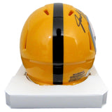 Jack Ham HOF Signed/Inscr Yellow Mini Helmet Steelers Becket Witness 192373