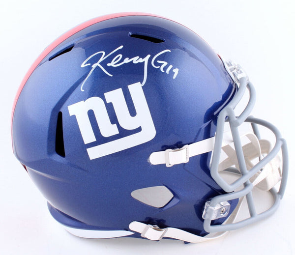 KENNY GOLLADAY AUTOGRAPHED NEW YORK GIANTS FULL SIZE SPEED HELMET BECKETT