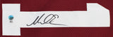 Texas A&M Mike Evans Authentic Signed Maroon Pro Style Jersey BAS Witnessed 2