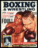 Gene Fullmer Autographed Boxing & Wrestling Magazine Beckett BAS QR #BH26943