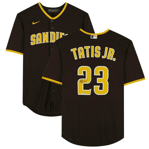 FERNANDO TATIS Jr. Autographed San Diego Padres Brown Nike Jersey FANATICS