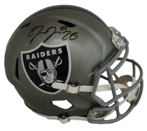 Josh Jacobs Autographed Las Vegas Raiders F/S Flash Speed Helmet BAS 34451