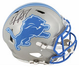 Lions Calvin Johnson Signed 2024 Full Size Speed Proline Helmet BAS Witnessed