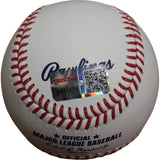 Larry Walker Autographed Colorado Rockies OML Baseball 33 Retired TRI 47370