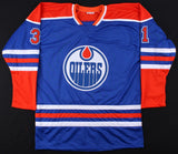 Grant Fuhr Signed Edmonton Oilers Jersey (JSA COA) 5xStanley Cup Champion Goalie