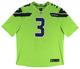 Seahawks Russell Wilson Authentic Signed Neon Green Nike Jersey Fanatics