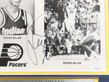 Reggie Miller Autographed Signed Framed 8x10 Photo Indiana Pacers JSA #AP24916