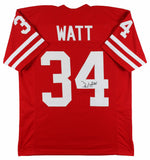 Derek Watt Signed Wisconsin Badgers Jersey (JSA COA) Chargers 6 Rnd Drft Pk 2016