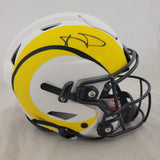 AARON DONALD SIGNED LA RAMS F/S LUNAR ECLIPSE SPEEDFLEX AUTHENTIC HELMET BECKETT