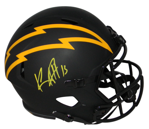 KEENAN ALLEN SIGNED LOS ANGELES CHARGERS ECLIPSE FULL SIZE SPEED HELMET BECKETT