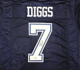 DALLAS COWBOYS TREVON DIGGS AUTOGRAPHED SIGNED BLUE JERSEY PSA/DNA STOCK #233662