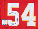 Frank Clark, Damien Williams & Bashaud Breeland Signed Chiefs Jersey Beckett COA