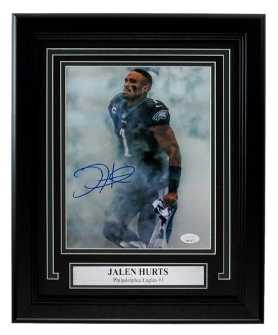 Jalen Hurts Autographed 8x10 Photo Philadelphia Eagles Framed JSA 192114