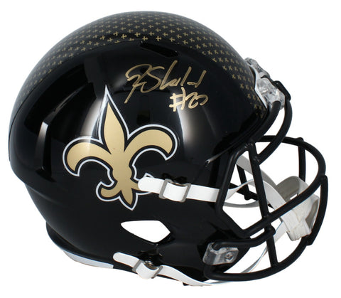 Rashid Shaheed Autographed Saints Alternate Full Size Speed Helmet Beckett