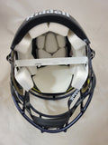 JIM HARBAUGH & JJ MCCARTHY SIGNED MICHIGAN SPEED AUTHENTIC HELMET W/ INSCRIPTION