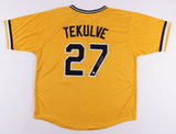 Kent Tekulve Signed Pirates Jersey (RSA Holo) World Series Champs (1979) Closer