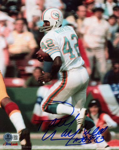 Paul Warfield Autographed Miami Dolphins 8x10 Photo HOF Beckett 47783