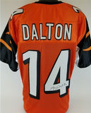 Andy Dalton Signed Cincinnati Bengals Jersey (JSA COA) 3xPro Bowl Q.B. / TCU